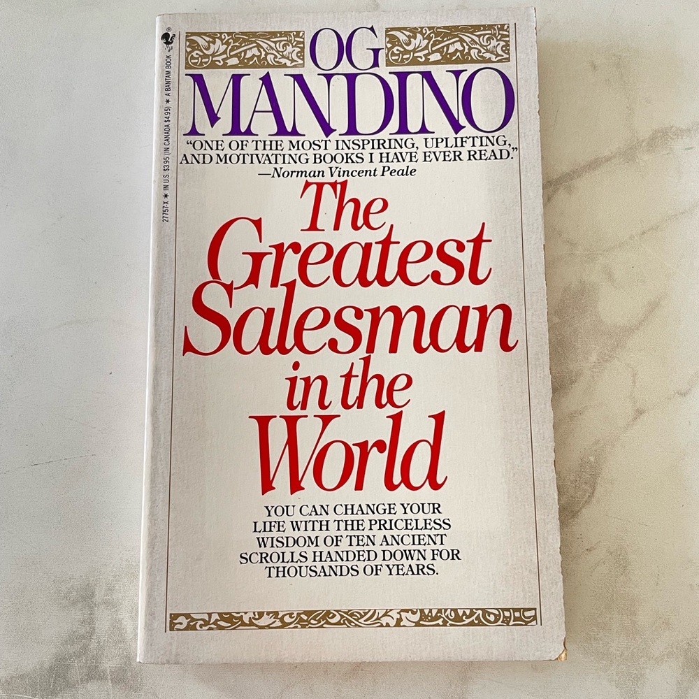 Vintage The Greatest Salesman in the World Paperback 1985